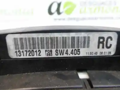 Автозапчастина б/у панель інструментів для opel astra h berlina enjoy посилання на oem iam 13172012  sw4405
