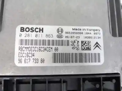 Recambio de automóvil de segunda mano de centralita motor uce para peugeot 307 berlina (s2) xt referencias oem iam 9661773380 9653958980 0281011863