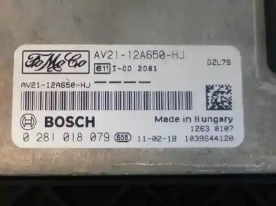 Автозапчасти б/у блок управления двигателем за ford fiesta (cb1) sport ссылки oem iam av2112a650hj 0281018079 