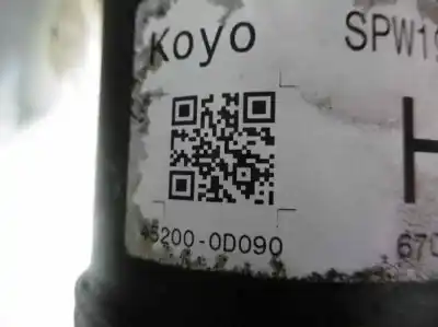 Автозапчастина б/у рульва колонка для toyota yaris (ksp9/scp9/nlp9) básico посилання на oem iam 452000d090 896500d110 1129001331