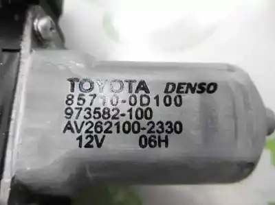 Автозапчасти б/у регулятор стекла переднего правого за toyota yaris (ksp9/scp9/nlp9) básico ссылки oem iam 857100d100 av2621002330 973582100