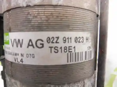 Peça sobressalente para automóvel em segunda mão motor de arranque por volkswagen polo (9n3) united referências oem iam 02z911023h  