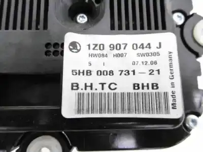 Peça sobressalente para automóvel em segunda mão comando de sofagem (chauffage / ar condicionado) por skoda octavia berlina (1z3) laurin & klement referências oem iam 1z0907044j  5hb00873121