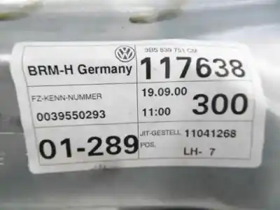 Tweedehands auto-onderdeel regelaar links achterruit voor volkswagen passat berlina (3b3) trendline oem iam-referenties 3b5839751cm  
