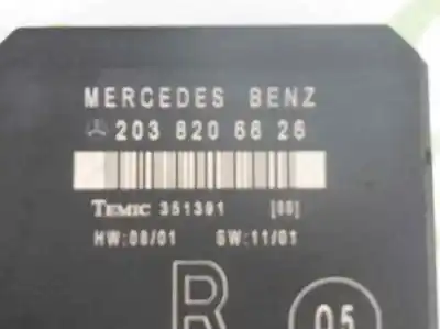 Pezzo di ricambio per auto di seconda mano modulo comfort per mercedes-benz clase c (w203) berlina 180 compressor (203.046) riferimenti oem iam 2038206626  