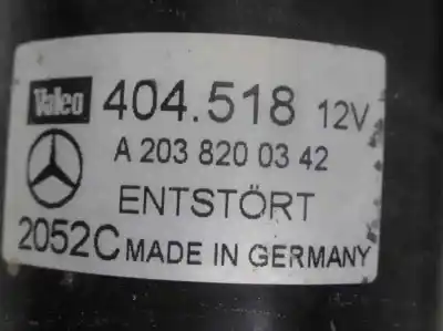 Автозапчасти б/у мотор переднего стеклоочистителя за mercedes-benz clase c (w203) berlina 180 compressor (203.046) ссылки oem iam a2038200342  