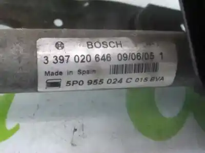 Pezzo di ricambio per auto di seconda mano tiranti e motorino del tergicristallo anteriore per seat altea (5p1) hot riferimenti oem iam 5p0955024c 5p0955120a 3397020646