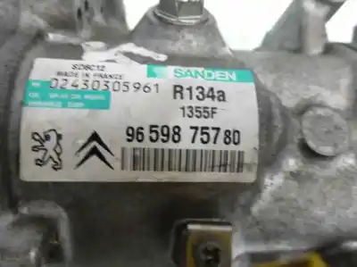 Pezzo di ricambio per auto di seconda mano compressore aria condizionata per peugeot 207 sw confort riferimenti oem iam 9659875780  