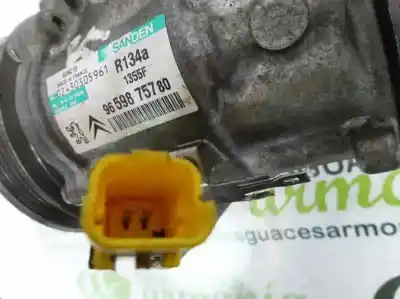 Pezzo di ricambio per auto di seconda mano compressore aria condizionata per peugeot 207 sw confort riferimenti oem iam 9659875780  