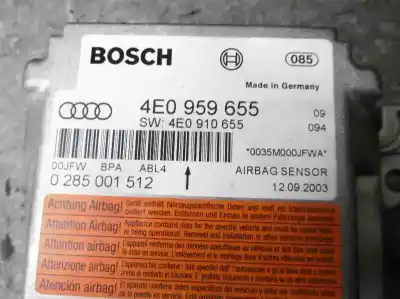 Автозапчасти б/у комплект подушки безопасности за audi a8 (4e2) 3.7 quattro ссылки oem iam 4e0959655  4e1857001g