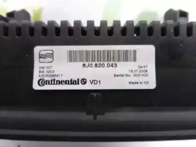 Автозапчасти б/у климат-контроль за seat ibiza sc (6j1) sport ссылки oem iam 6j0820043  