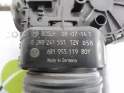 Автозапчасти б/у мотор переднего стеклоочистителя за seat ibiza sc (6j1) sport ссылки oem iam 6r1955119  