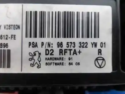 Second-hand car spare part climate control for peugeot 407 sport oem iam references 96573322yw  