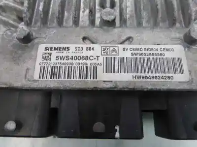 Автозапчасти б/у блок управления двигателем за citroen c3 i (fc_, fn_) 1.4 hdi ссылки oem iam 9648624280 9652888580 5ws40068c