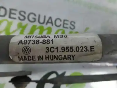 İkinci el araba yedek parçası ön silecek motoru için volkswagen passat berlina (3c2) advance oem iam referansları 3c1955023e 3c1955419 a9738881