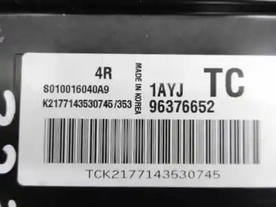 Автозапчасти б/у блок управления двигателем за chevrolet kalos 1.2 cat ссылки oem iam 96376652  s010016040a9