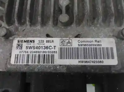 Автозапчасти б/у блок управления двигателем за citroen berlingo 2.0 hdi collection familiar ссылки oem iam 9653059380 5ws40136c 9647423380
