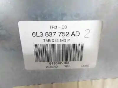 Piesă de schimb auto la mâna a doua mecanism acționare geam fațã dreapta pentru seat ibiza (6l1) stella referințe oem iam 6l3837752ad  6q2959801a
