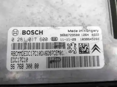 Автозапчасти б/у блок управления двигателем за citroen c3 picasso exclusive ссылки oem iam 9676830080 0281017600 9666729580