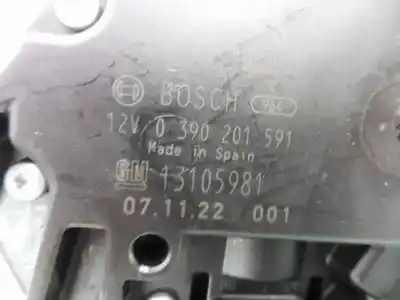 Second-hand car spare part rear windshield wiper motor for opel astra h berlina essentia oem iam references 13105981  03201591