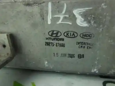 Автозапчастина б/у інтеркулер для hyundai tucson (jm) 2.0 crdi comfort (4wd) посилання на oem iam 2827127600  