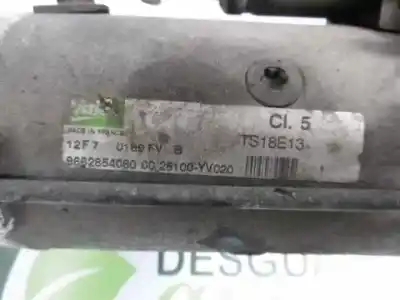 Second-hand car spare part starter motor for peugeot 407 sport oem iam references 9662854080  