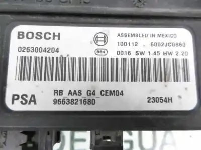 Автозапчастина б/у електронний модуль для peugeot 308 sw premium посилання на oem iam 9663821680  0263004204