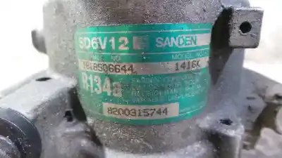 Peça sobressalente para automóvel em segunda mão compressor de ar condicionado a/a a/c por nissan kubistar (x76) premium (l1) referências oem iam 8200315744 sanden sd6v12 1416k