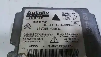 Автозапчастина б/у блок управління подушками безпеки для citroen c5 break audace посилання на oem iam 6545v0 6545v0 603481900