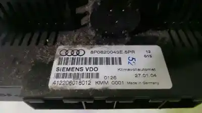 Автозапчасти б/у климат-контроль за audi a3 (8p) 2.0 fsi ambiente ссылки oem iam 8p0820043e  