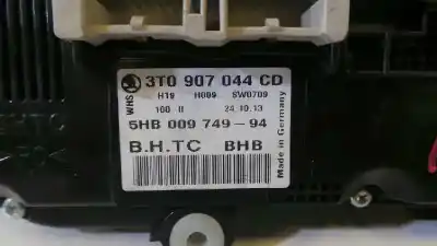 Peça sobressalente para automóvel em segunda mão comando de sofagem (chauffage / ar condicionado) por skoda suberb (3t4) ambition referências oem iam 3t0907044cd  5hb00974994