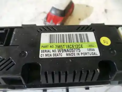 Peça sobressalente para automóvel em segunda mão comando de sofagem (chauffage / ar condicionado) por ford focus lim. (cb4) trend referências oem iam 7m5t18c612ce  
