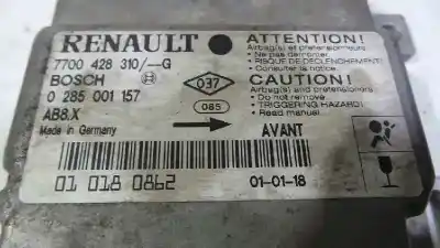Автозапчасти б/у блок управления подушками безопасности за renault clio ii fase i (b/cbo) 1.9 d alize ссылки oem iam 7700428310g  0285001157