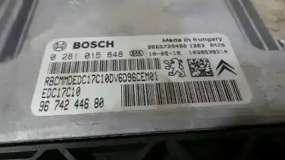 Second-hand car spare part ecu engine control for citroen ds3 electro shot oem iam references 9674244680 edc17c10 9674244680