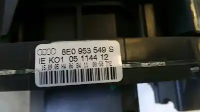 Second-hand car spare part indicator switch for audi a4 berlina (8e) 2.0 tdi oem iam references 4e0953503b 8e0953549s 4e0953503b