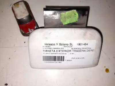 Автозапчастина б/у ЗАВНІШНЯ РУЧКА ЗАДНЯ ПРАВА для PEUGEOT PARTNER (S1)  Посилання на OEM IAM   