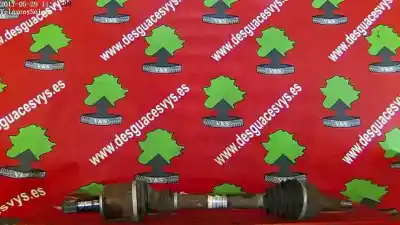 Peça sobressalente para automóvel em segunda mão transmissão dianteira esquerda por renault scenic ii authentique referências oem iam 