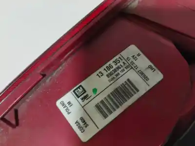 Second-hand car spare part right tailgate light for opel corsa d cosmo oem iam references 13186351  89038961a