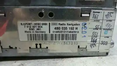 Gebrauchtes Autoersatzteil audiosystem / radio-cd zum audi allroad quattro (4b5) 2.5 tdi (132kw) oem-iam-referenzen 4b0035192h 8618842980 7612001004