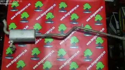 Peça sobressalente para automóvel em segunda mão escapamento completo por renault clio iii confort dynamique referências oem iam 