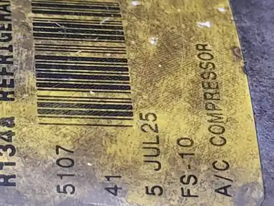 Second-hand car spare part air conditioning compressor for ford transit mod. 2000 combi 2.0 tde cat oem iam references xs7h19d629ac  