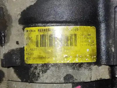 Second-hand car spare part air conditioning compressor for ford transit mod. 2000 combi 2.0 tde cat oem iam references xs7h19d629ac  