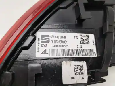 Автозапчастина б/у правий ліхтар для seat arona xcellence edition посилання на oem iam 6f9945096b  