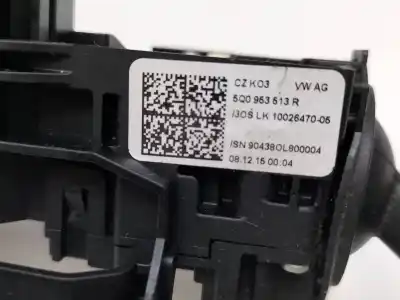 Second-hand car spare part indicator switch for seat leon st (5f8) reference ecomotive oem iam references 5q0953507gd  5qo953613r