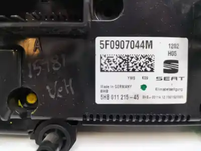 Peça sobressalente para automóvel em segunda mão comando de sofagem (chauffage / ar condicionado) por seat leon st (5f8) reference ecomotive referências oem iam 5f0907044m  