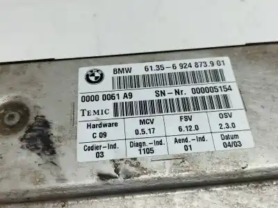 Pezzo di ricambio per auto di seconda mano modulo elettronico per bmw serie 7 (e65/e66) 730d riferimenti oem iam 61356924873901 00000061a9 000005154