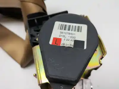 Peça sobressalente para automóvel em segunda mão cinto de segurança dianteiro esquerdo por bmw serie 7 (e65/e66) 730d referências oem iam 561078501  