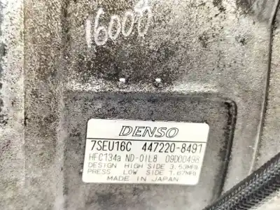 Second-hand car spare part air conditioning compressor for bmw serie 7 (e65/e66) 730d oem iam references 4472208491 denso 7seu16c 
