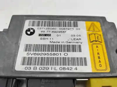 Second-hand car spare part airbag control unit for bmw serie 7 (e65/e66) 730d oem iam references 65776929558 sv692955801 03b029il08424
