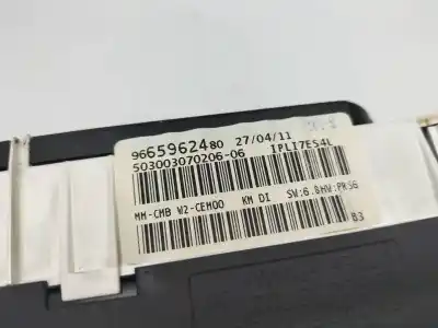 Peça sobressalente para automóvel em segunda mão quadrante por peugeot 508 access referências oem iam 9665962480  